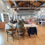 Visita del Club Social Terres de l’Ebre, a la nova Biblioteca d’Amposta.